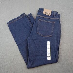 Duluth Trading Co Jeans Mens 34x32 Blue Denim Relaxed Fit Straight Leg Workwear